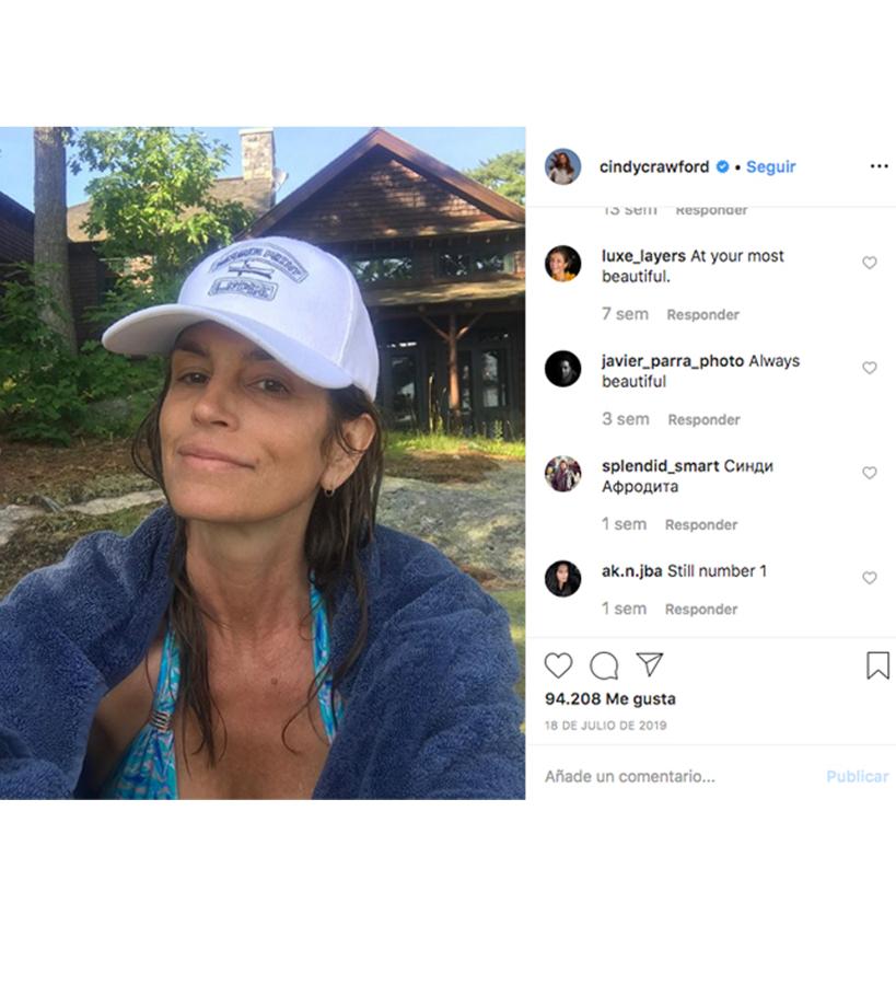 Cindy Crawford: tan ricamente de vacaciones