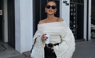 Jerséis con escote barco: la tendencia que más estiliza y eleva la elegancia de los looks