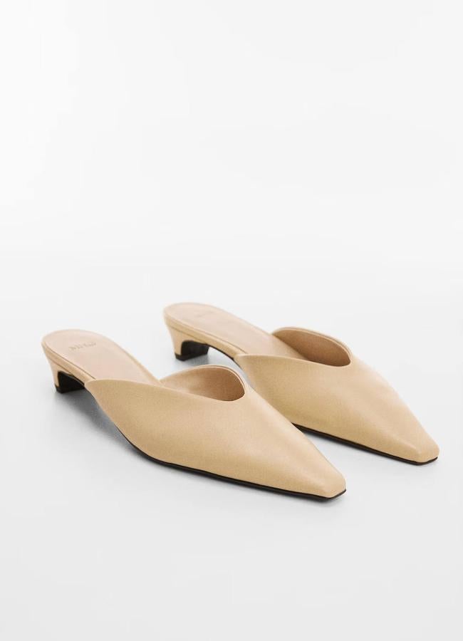 Zapatos de tacón tipo mule
