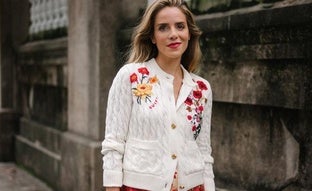 Obsesión con los cárdigans bordados más bonitos para looks de primavera